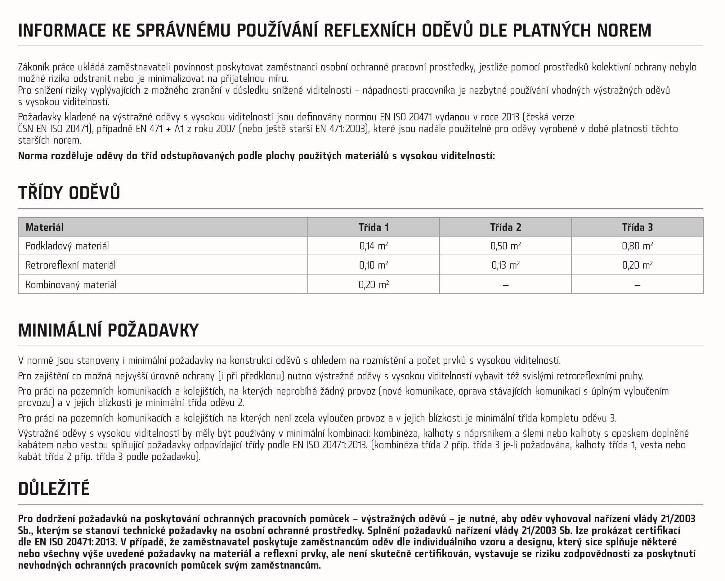 O bezpečnosti práce a ochranných pracovních prostředcích